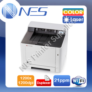 Kyocera P5021cdw Color Laser Wireless Network Printer+Auto Duplex 21PPM TK-5224 (RRP:$379.50)